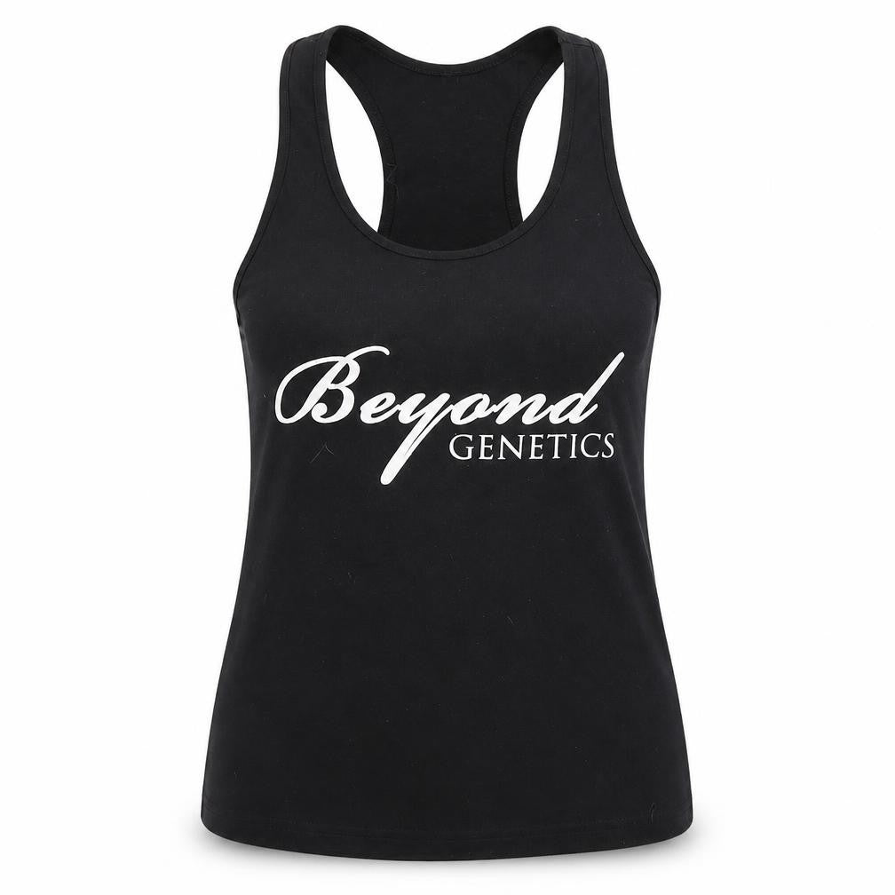 BEYOND GENETICS Womens Black   Basic Tank Size L