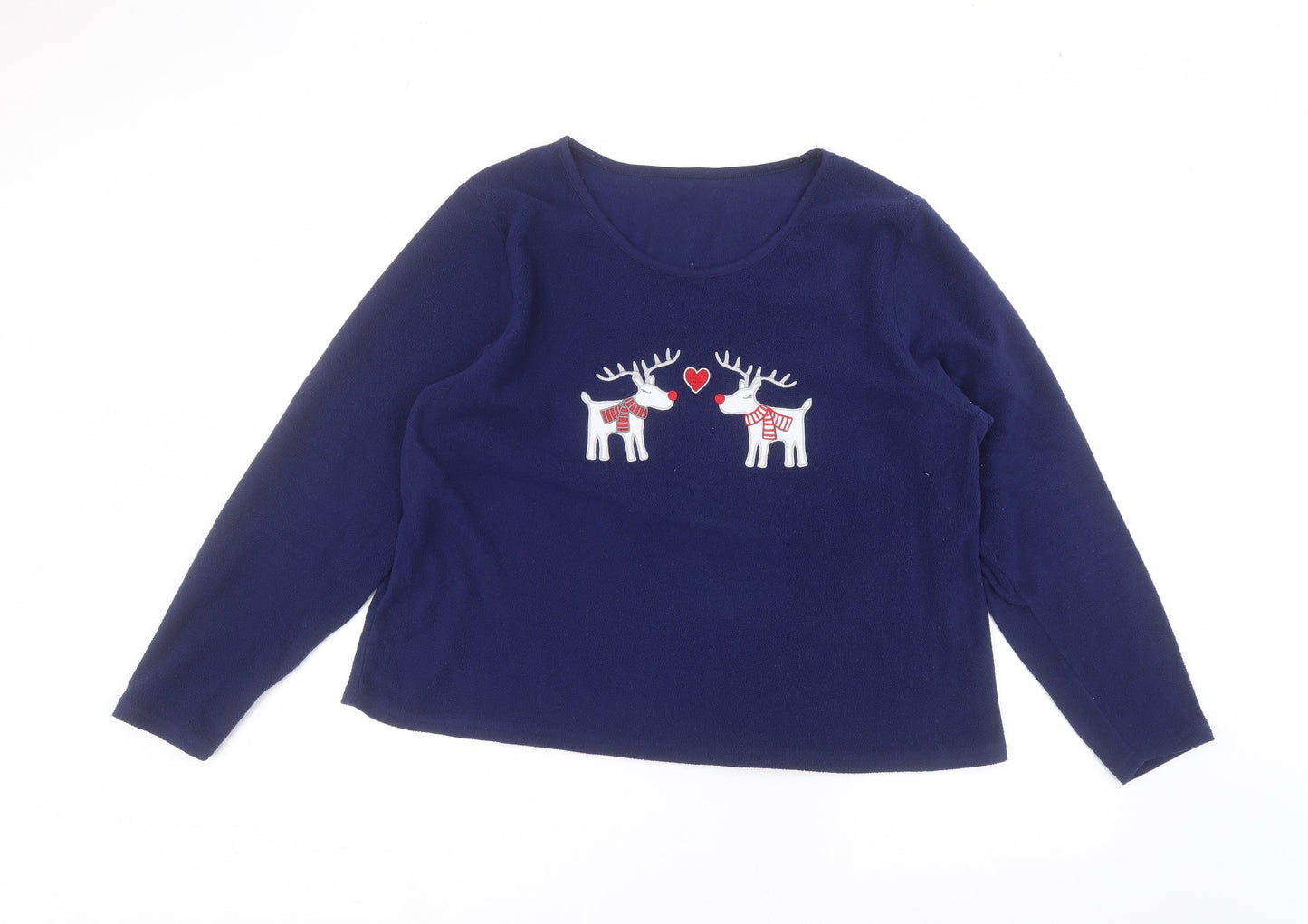 Matalan Womens Blue   Pullover Jumper Size L