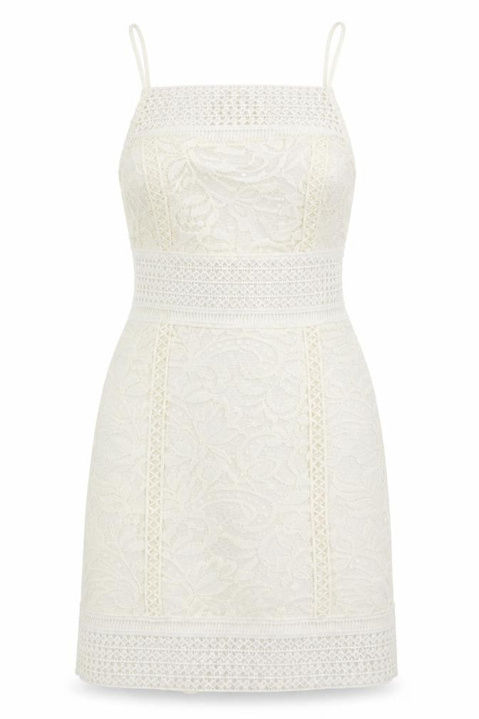 Topshop Womens White Floral  Bodycon  Size 8
