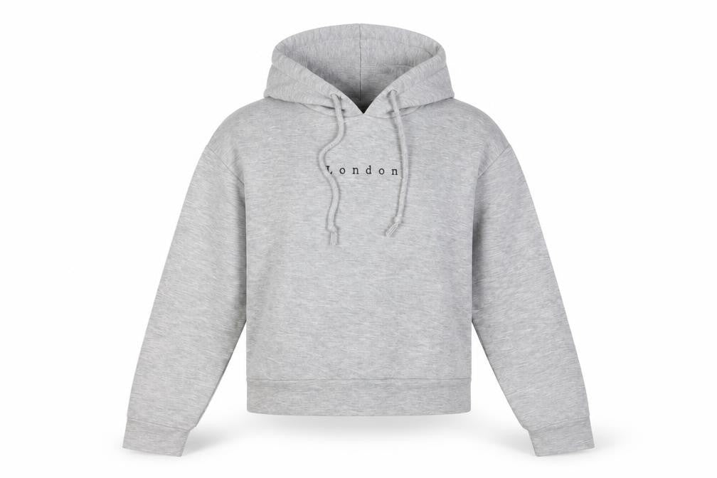 Primark Womens Grey   Pullover Hoodie Size S  - LONDON