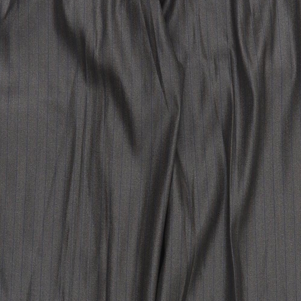 Preworn Mens Green Striped  Dress Pants Trousers Size 36 L29 in