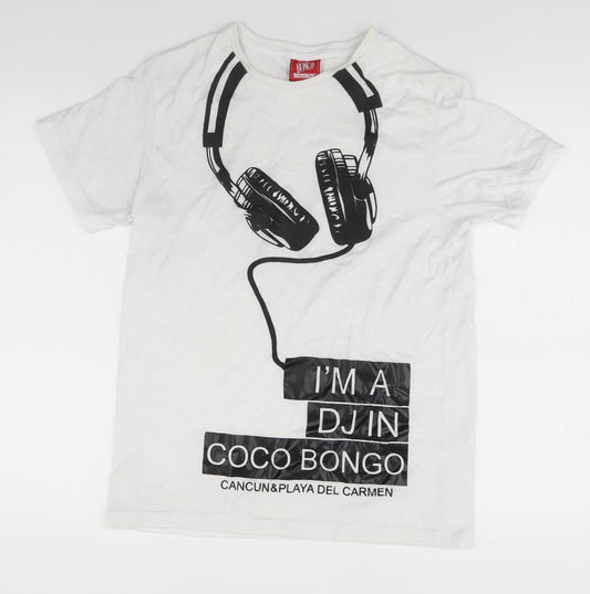 Coco Bonco Mens White    T-Shirt   - I'm a DJ in Coco Bongo