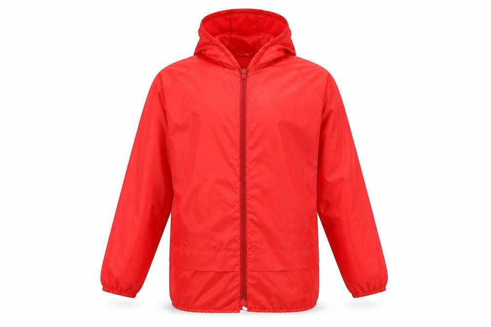 Preworn Mens Red   Rain Coat Coat Size M
