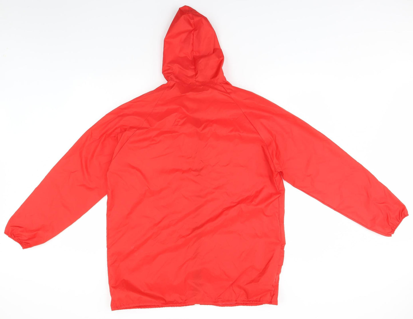 Preworn Mens Red   Rain Coat Coat Size M