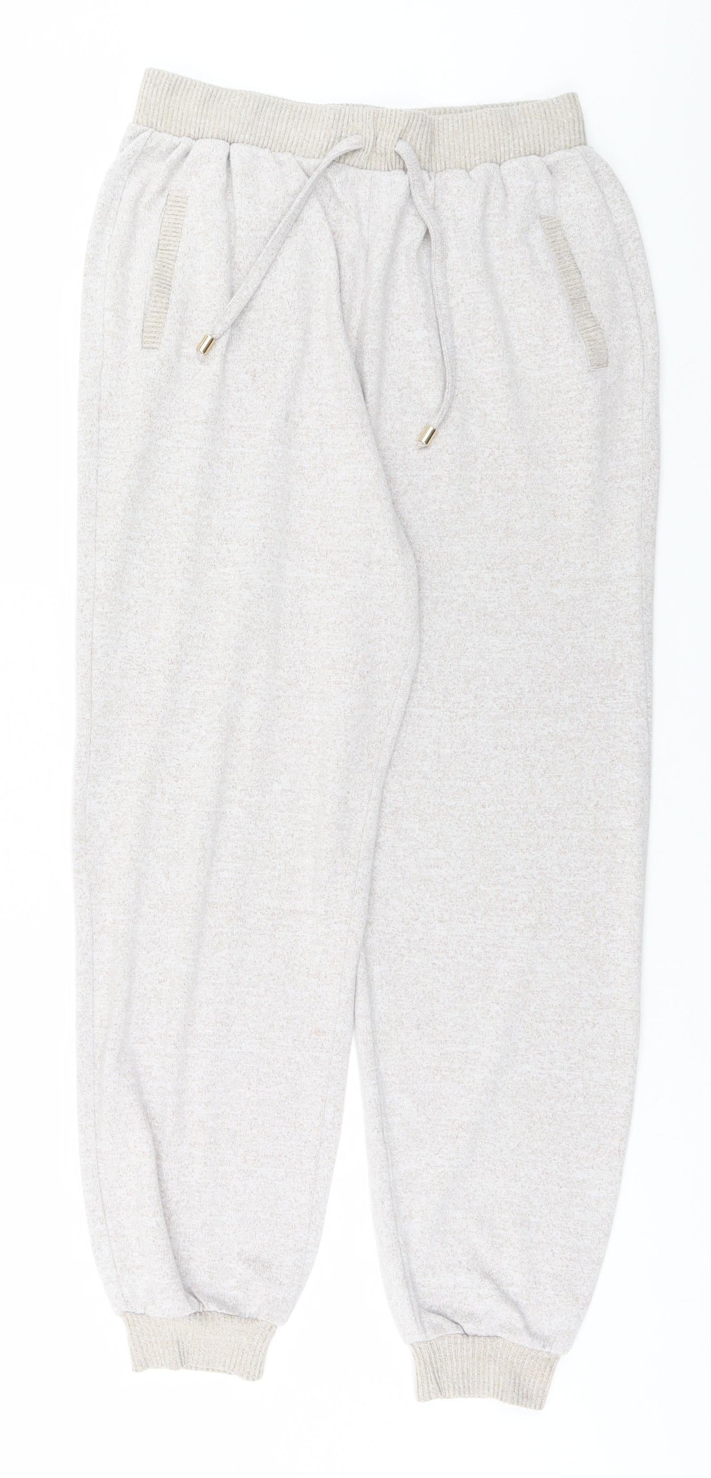 M&Co Womens Grey   Sweatpants Trousers Size 12 L28 in