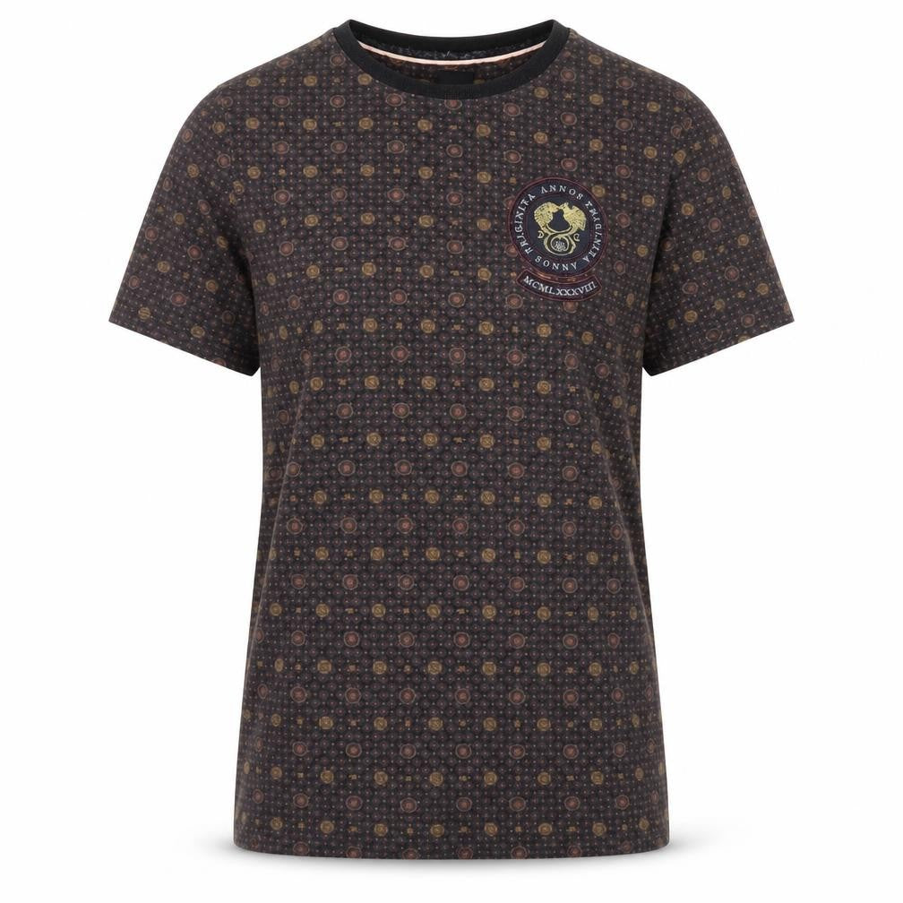 River Island Womens Brown Paisley  Basic T-Shirt Size XS