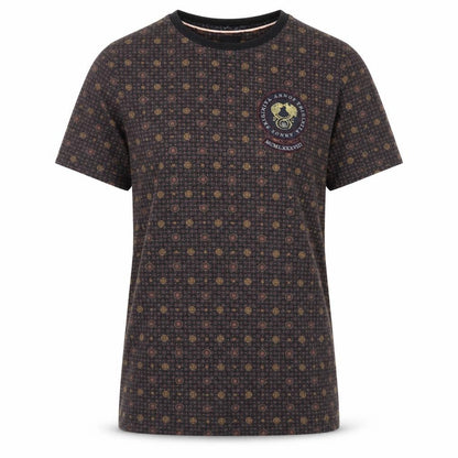River Island Womens Brown Paisley  Basic T-Shirt Size XS