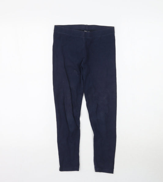 NEXT Girls Blue    Trousers Size 9 Months - Leggings