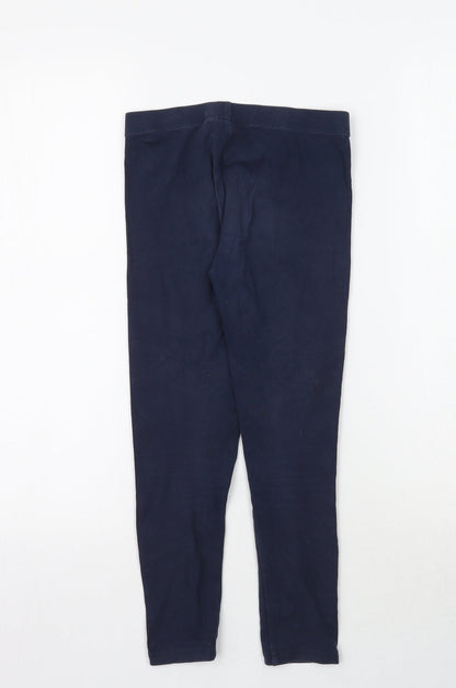 Next Girls Blue    Trousers Size 9 Months - Leggings