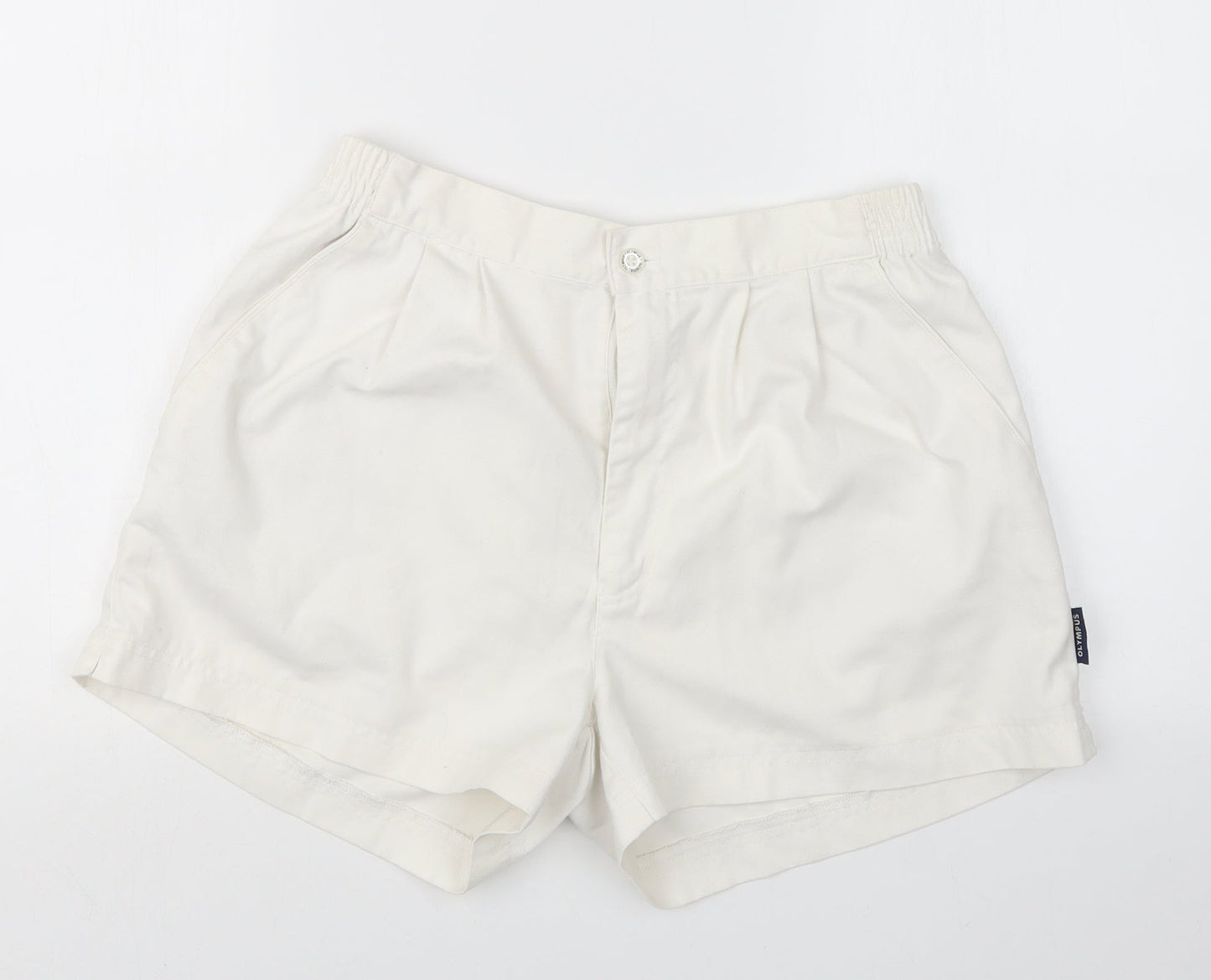Olympus Womens White   Cargo Shorts Size XL