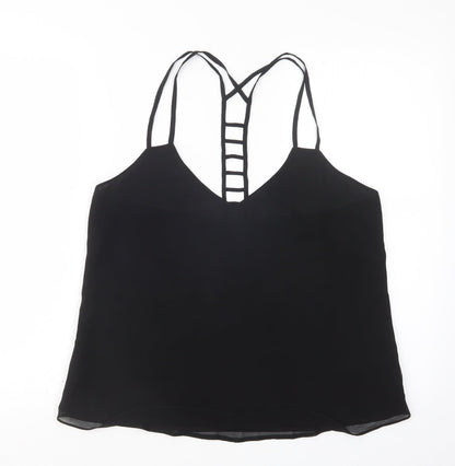 Preloved DEFINITIONS Womens Black   Basic Blouse Size 12 - Front