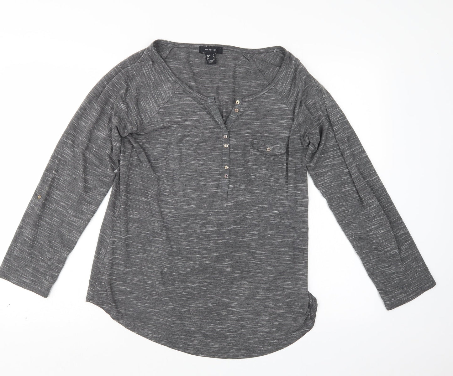 Atmosphere Womens Grey   Basic T-Shirt Size 10