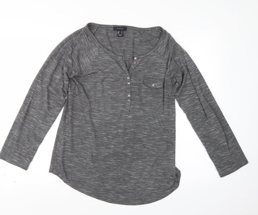 Atmosphere Womens Grey   Basic T-Shirt Size 10