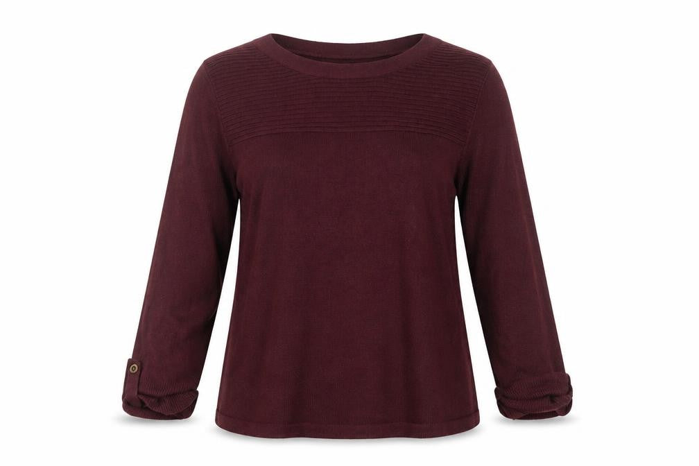ARISTA Womens Purple  Knit Pullover Jumper Size 14