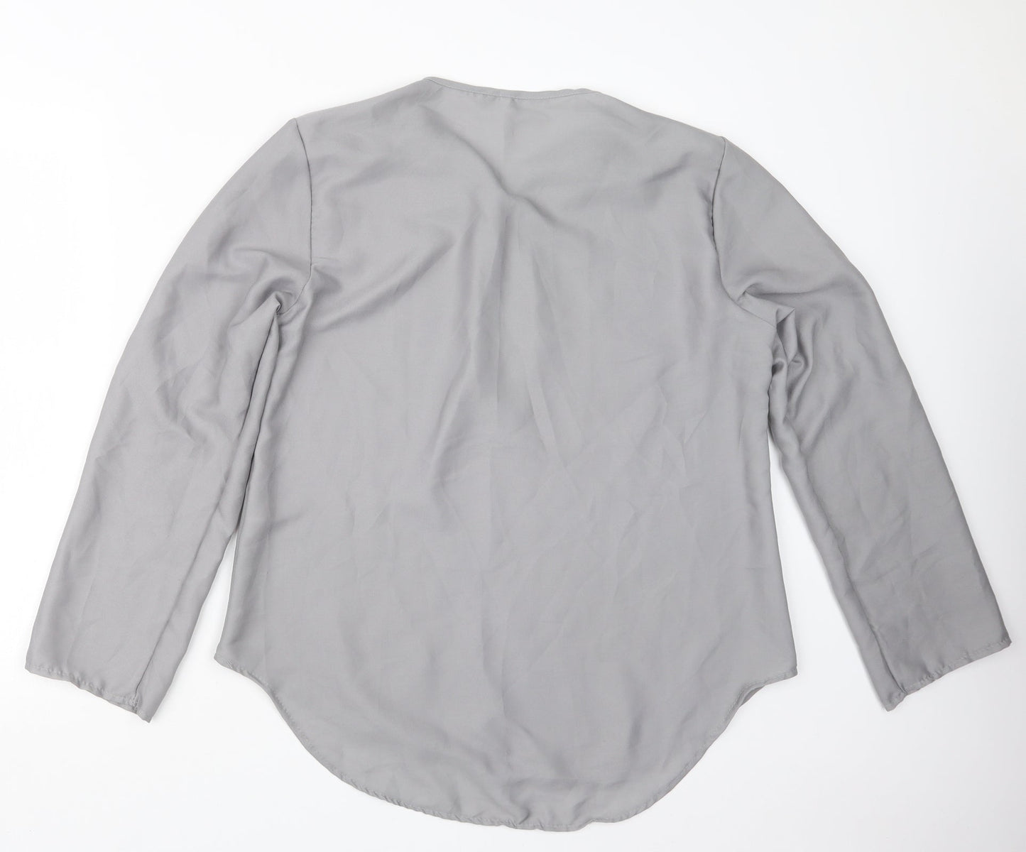 Preworn Womens Grey   Basic Blouse Size XL