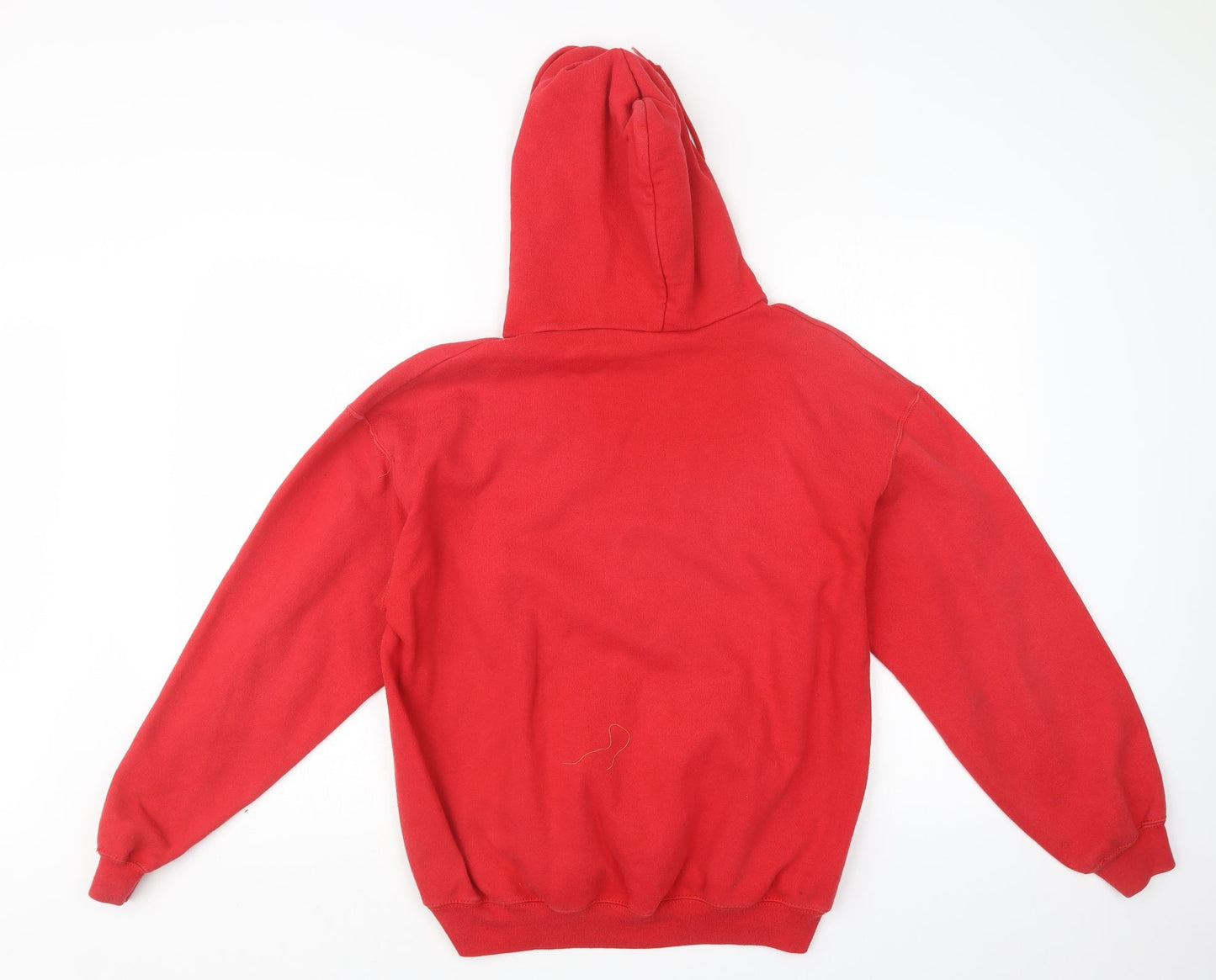 Fruit of the Loom Mens Red   Pullover Hoodie Size M