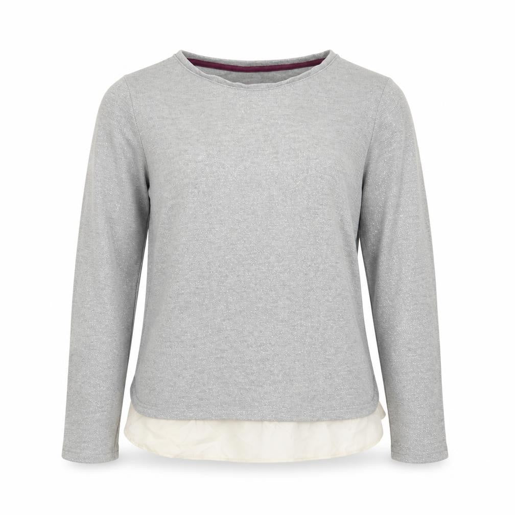 F&F Girls Silver   Pullover Jumper Size 10-11 Years