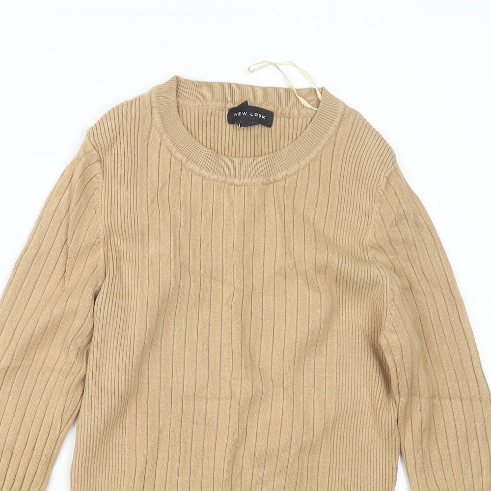 New Look Womens Beige   Pullover Jumper Size 16