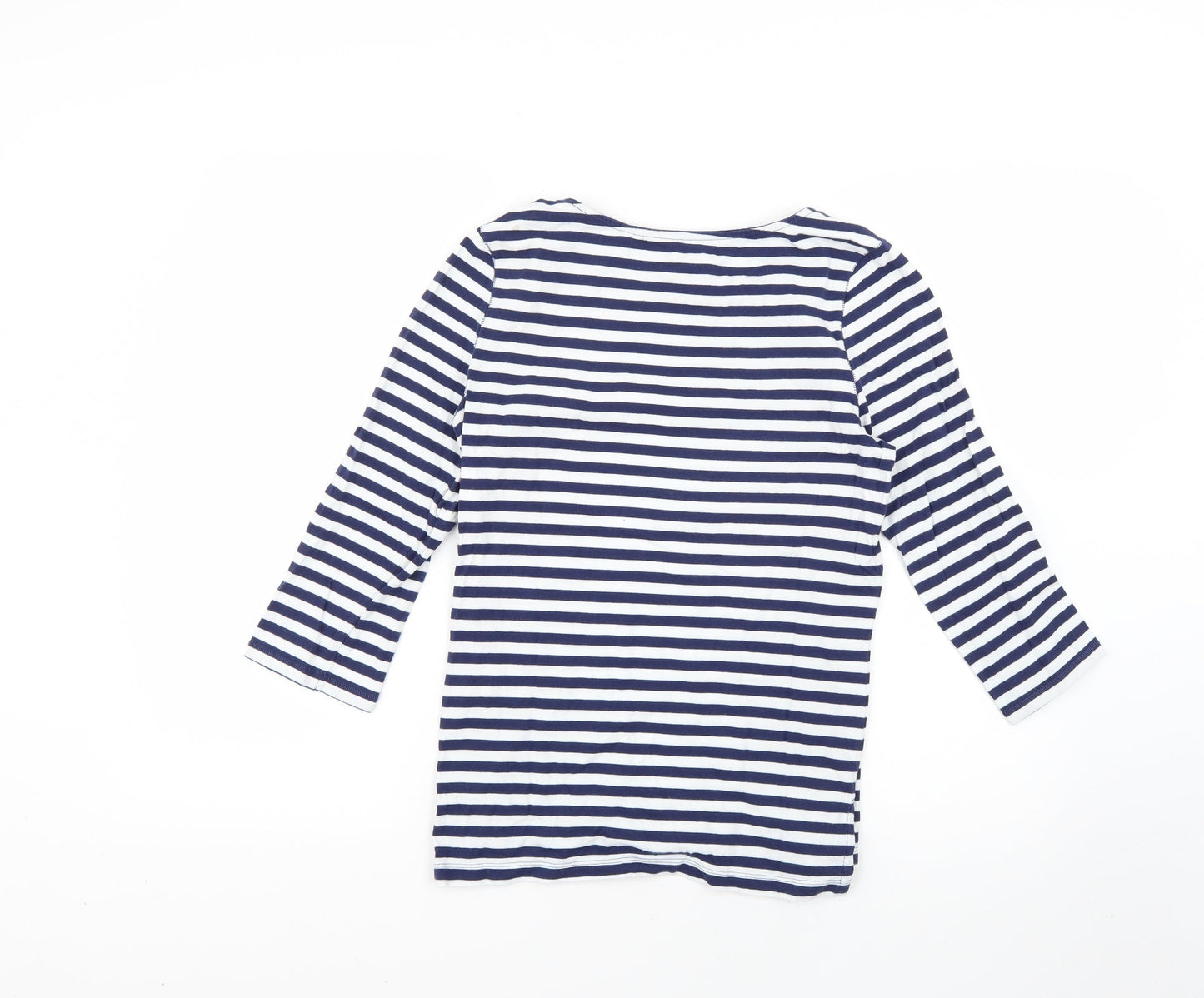 NEXT Womens Multicoloured Striped  Basic T-Shirt Size 8