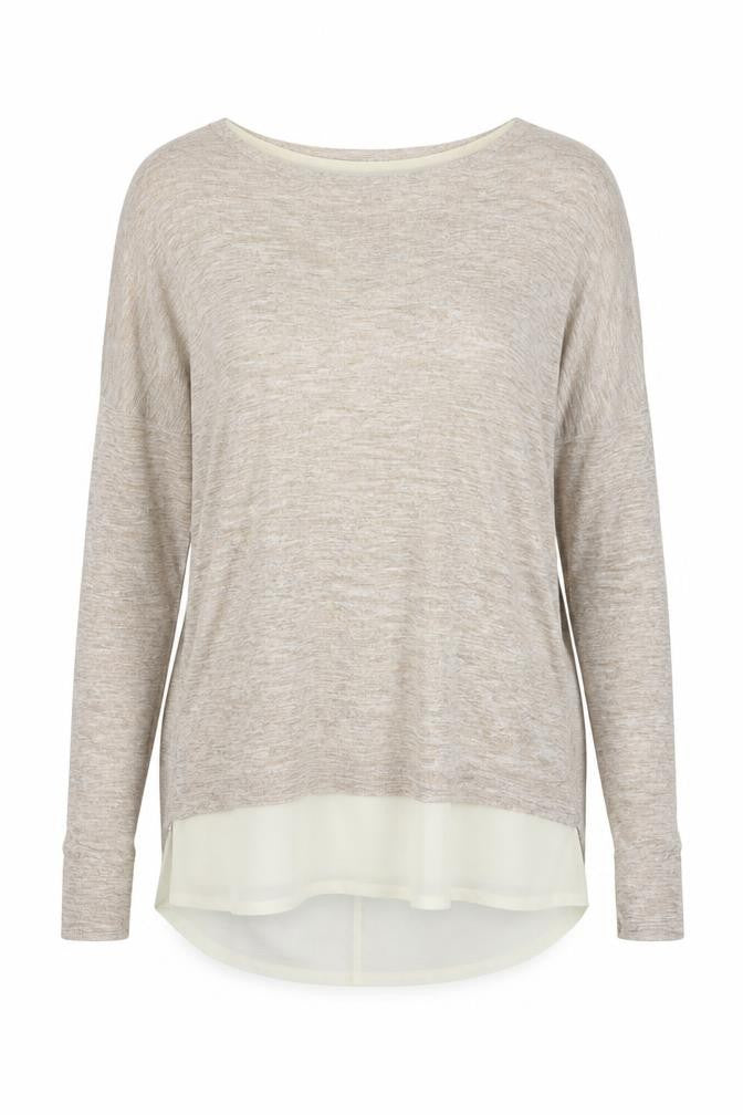 Voulez-Vous Womens Beige   Pullover Jumper Size XL