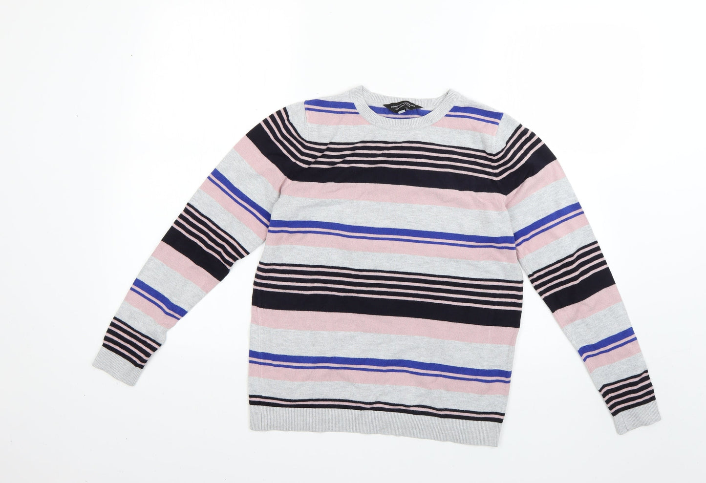 Dorothy Perkins Womens Multicoloured Striped  Pullover Jumper Size 12