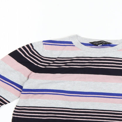 Dorothy Perkins Womens Multicoloured Striped  Pullover Jumper Size 12