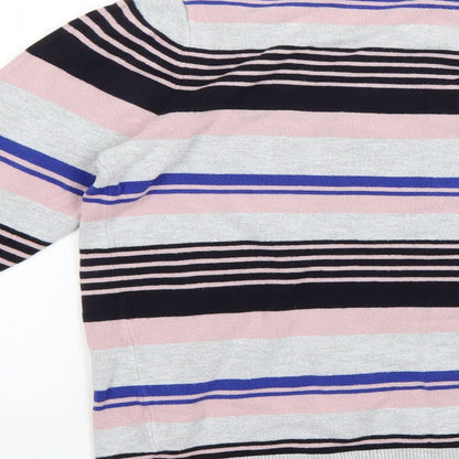 Dorothy Perkins Womens Multicoloured Striped  Pullover Jumper Size 12