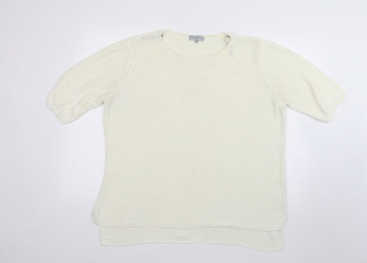 rogers+rogers Womens White   Pullover Jumper Size 20