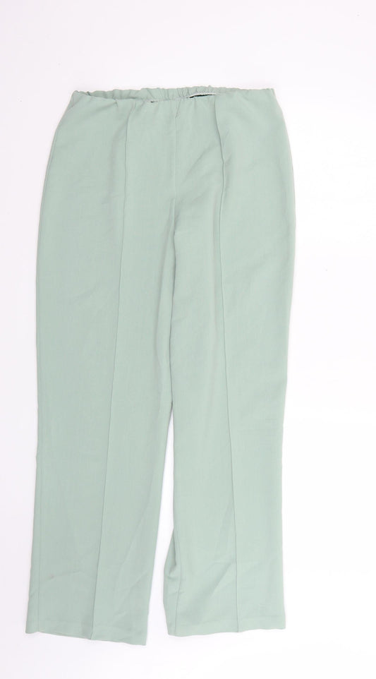 emma Womens Green   Trousers  Size 12 L27 in