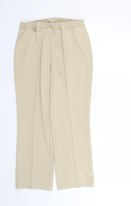 Damart Womens Beige   Trousers  Size 14 L24 in