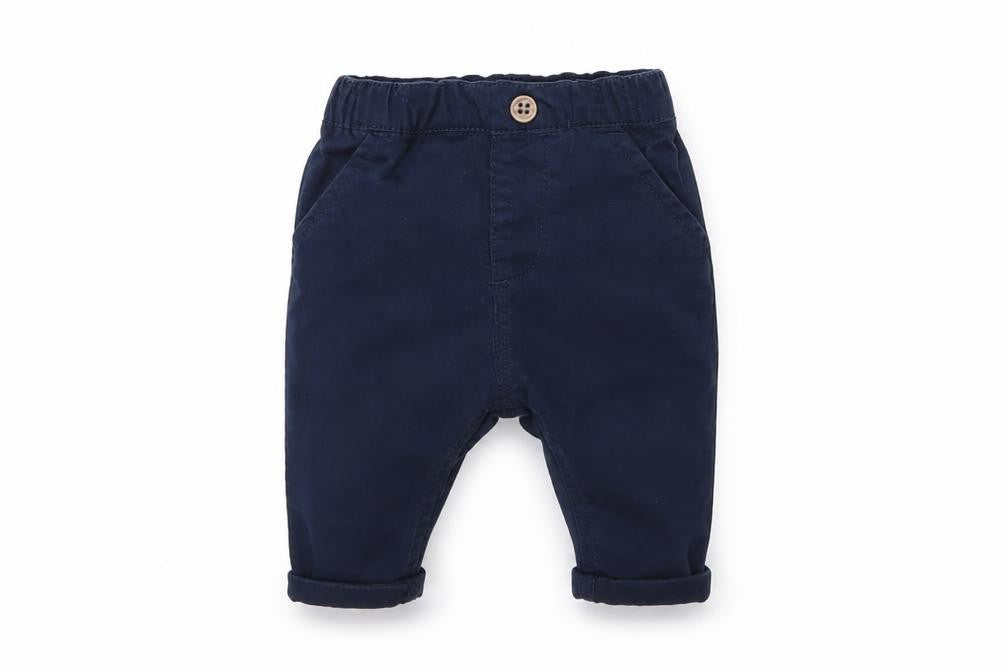 Next Baby Blue   Cropped Trousers Size 0-3 Months