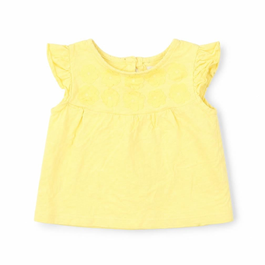 F&F Girls Yellow   Basic Blouse Size 0-3 Months