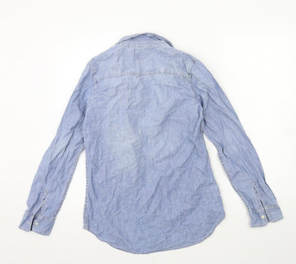 Gap Mens Blue  Denim  Button-Up Size XS