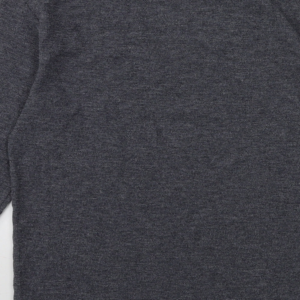 Primark Mens Grey  Knit Pullover Jumper Size S
