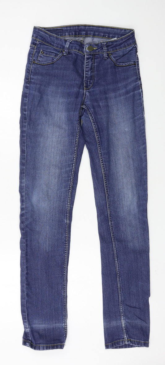 Flash Jeans Womens Blue  Denim Straight Jeans Size 34 in L31 in