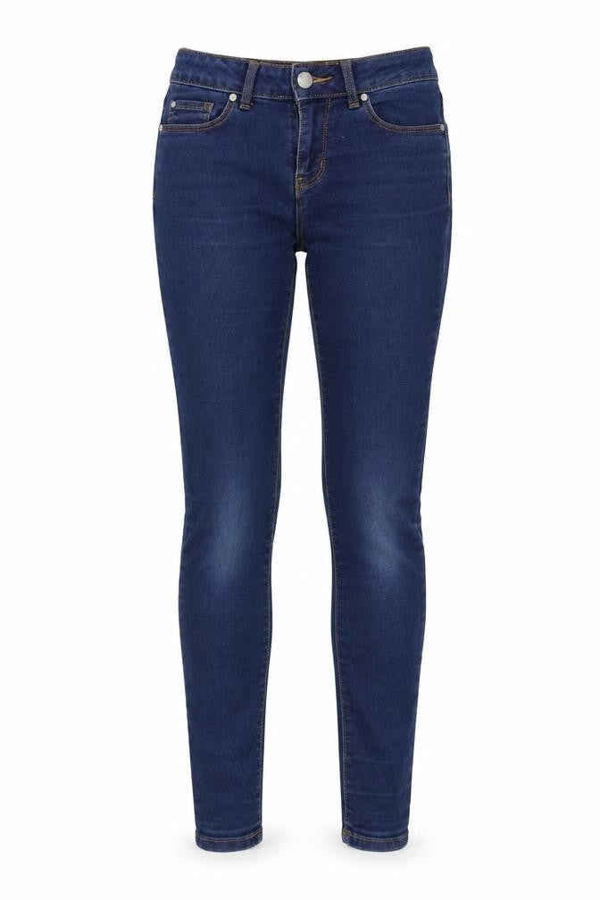 Denim & Co. Womens Blue  Denim Skinny Jeans Size 6 L27 in