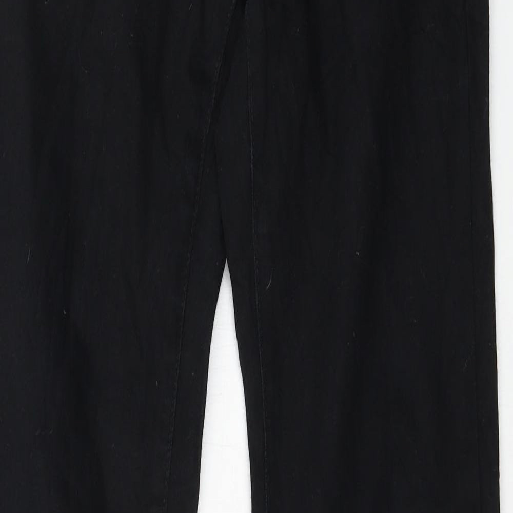VILA Womens Black  Denim Straight Jeans Size 29 in L33 in