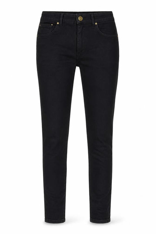 Never Denim Womens Black  Denim Skinny Jeans Size M L30 in