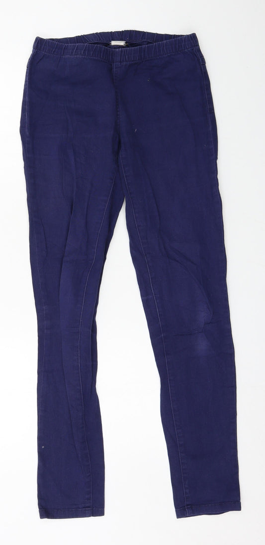 Pieces Womens Blue  Denim Jegging Jeans Size 30 in L30 in