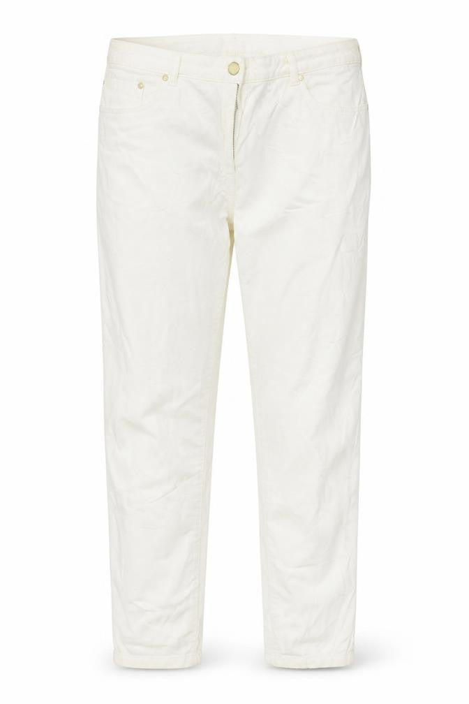 H&M Womens Ivory  Denim Skinny Jeans Size 14 L26 in