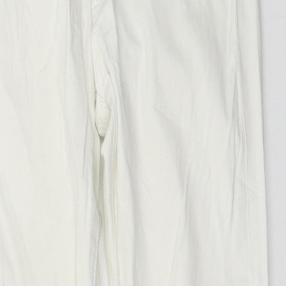 Camaïeu Womens White  Denim Skinny Jeans Size 28 in L26 in
