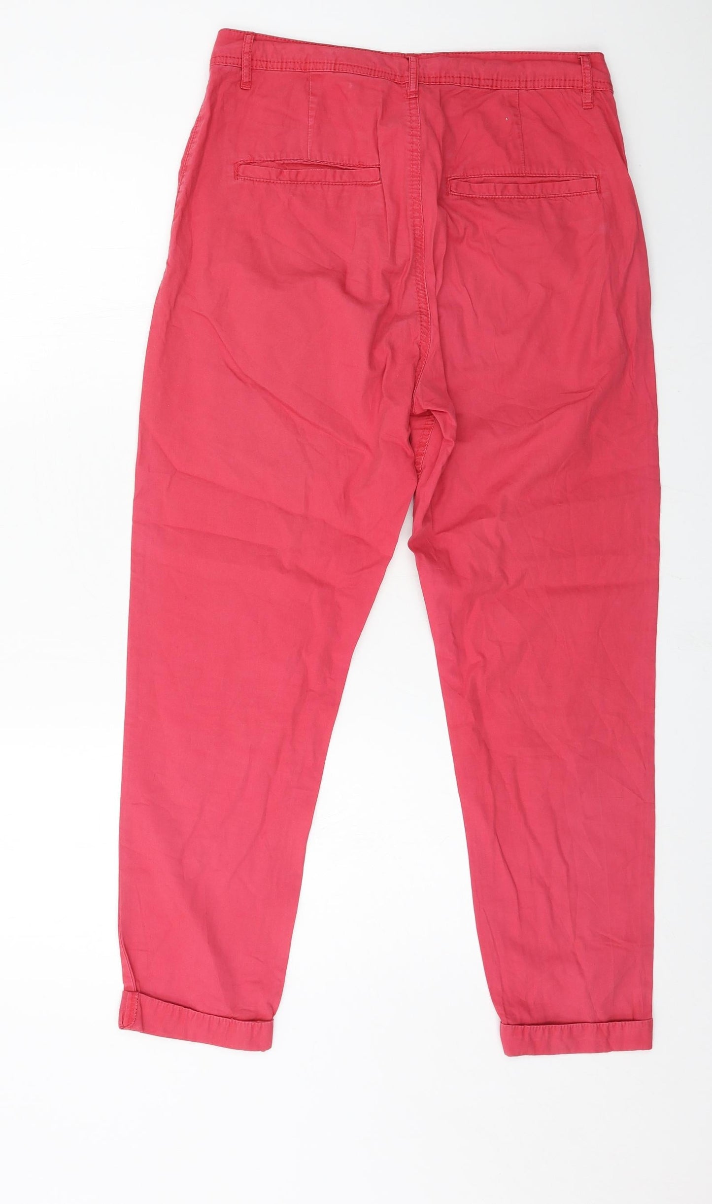 Divided Womens Pink   Chino Trousers Size 10 L26 in