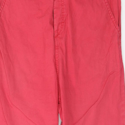Divided Womens Pink   Chino Trousers Size 10 L26 in