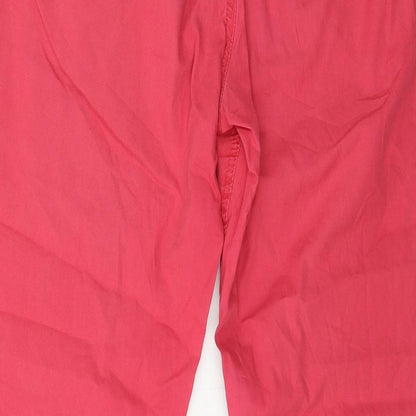 Divided Womens Pink   Chino Trousers Size 10 L26 in