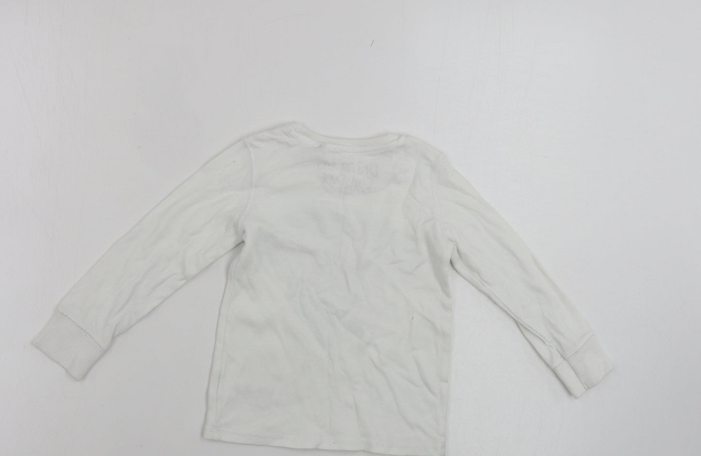 NEXT  Boys White   Pullover Jumper Size 2-3 Years