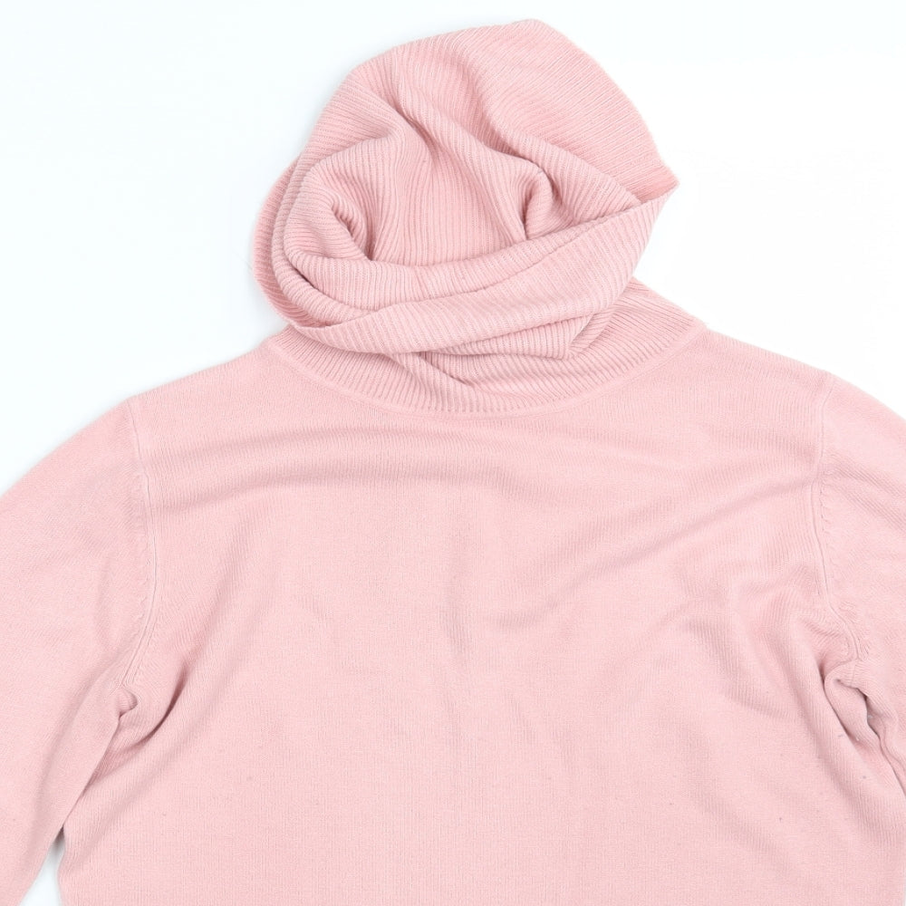 Dorothy Perkins Womens Pink  Knit Pullover Jumper Size 12