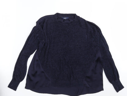 Next Womens Blue   Pullover Jumper Size 14