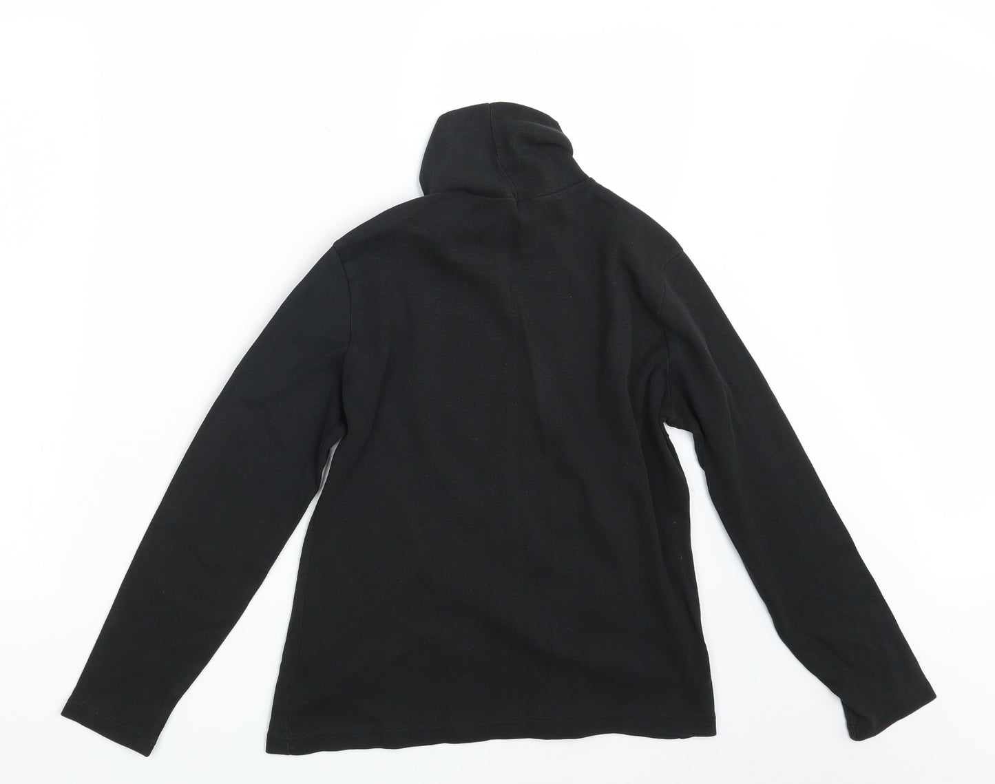 M&S Womens Black   Pullover Sweatshirt Size 10