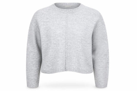 Candy Girls Grey  Knit Pullover Jumper Size 13 Years  - Cropped