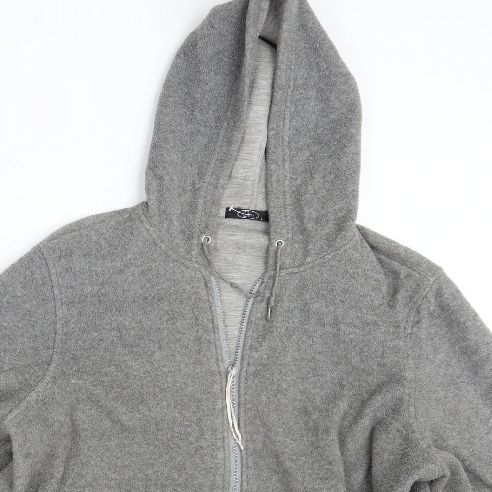 BM Womens Grey   Full Zip Jumper Size L